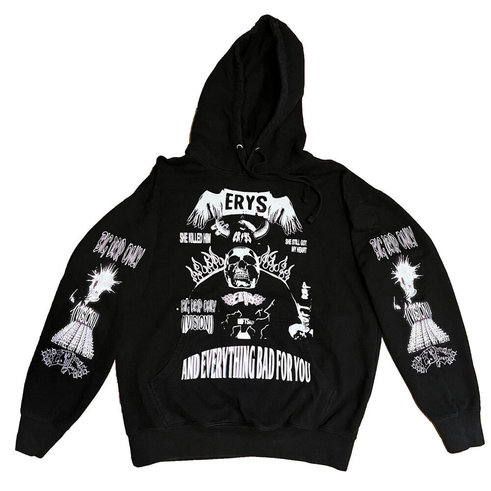 Msfts Rep Jaden Smith Hoodie Size XL Black